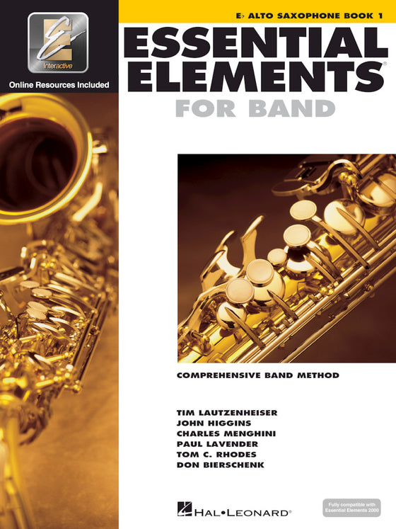 Essential Elements for Band Alto Saxophone Book 1