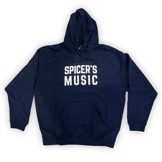 Spicer's Music Hoodie Blue