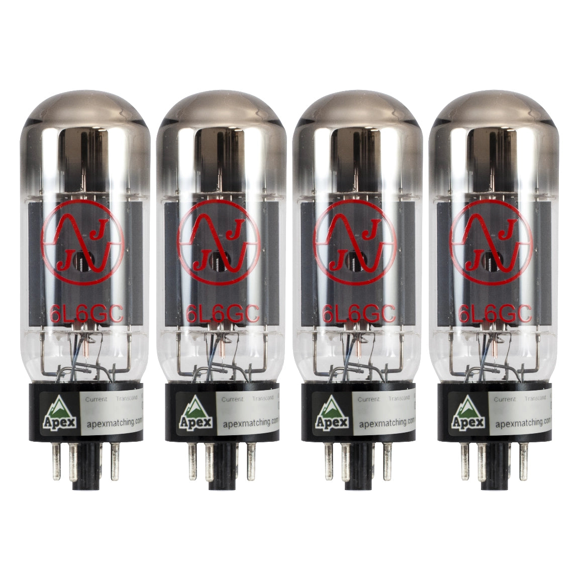 JJ Electronic 6L6 Apex Matched Quad Set