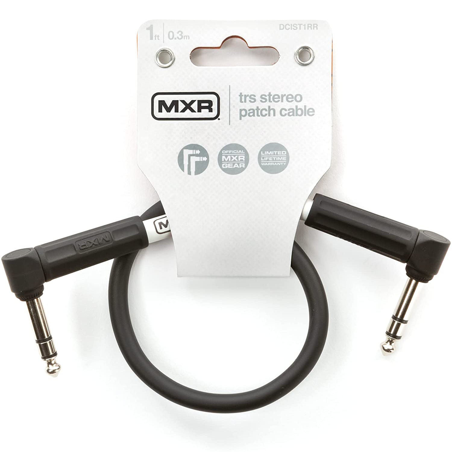 MXR 1ft TRS Stereo Cable Right/Right