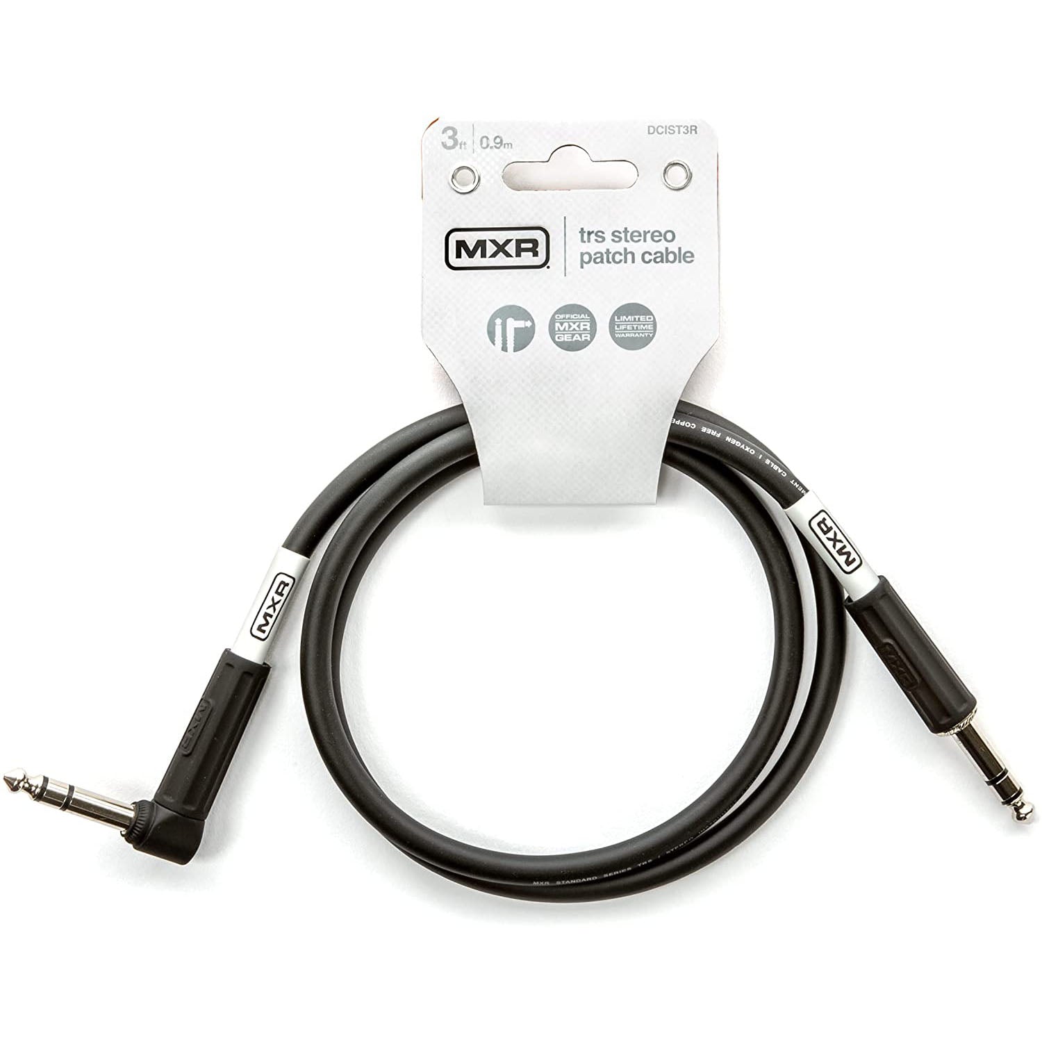 MXR 3ft TRS Stereo Cable Right/Straight