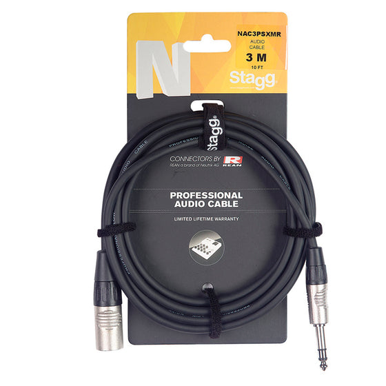 Stagg 1/4" to Male XLR Cable