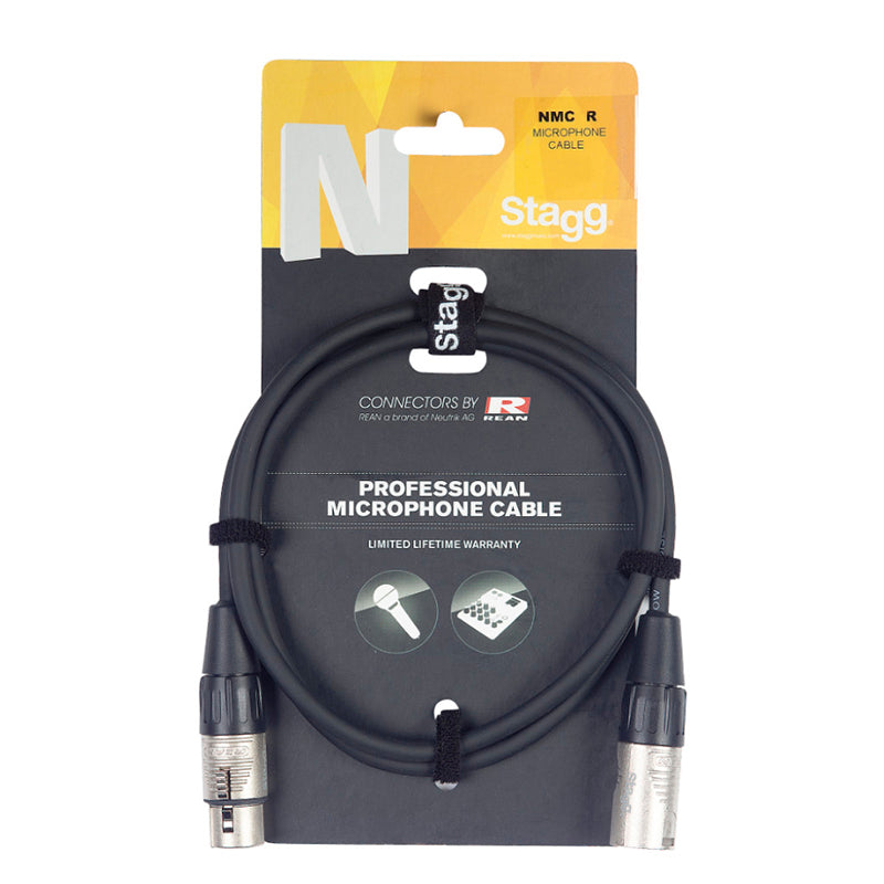 Stagg N-Series Deluxe XLR Microphone Cable 10ft