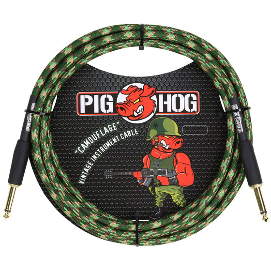Pig Hog 10' Woven Instrument Cable