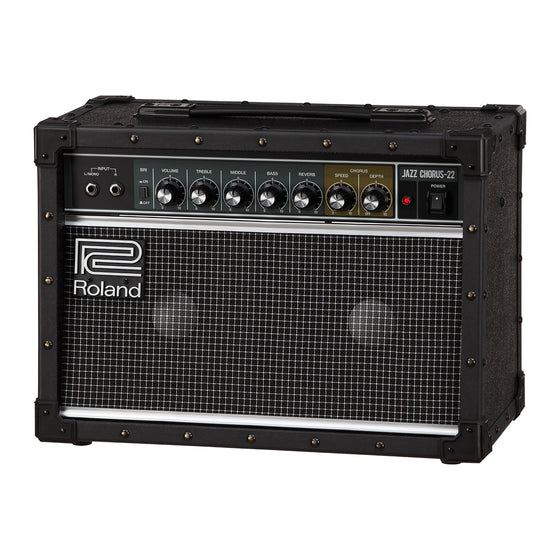 Roland JC-22 Jazz Chorus 30-watt Stereo Combo Amplifier – Spicer's