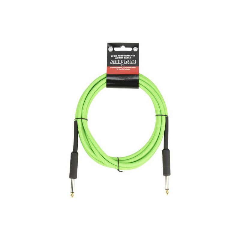 Strukture 10' Neon Woven Instrument Cable