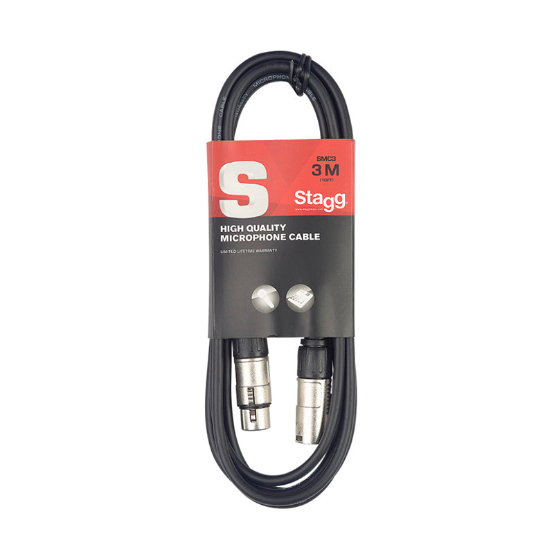 Stagg S-Series XLR Microphone Cable 10ft