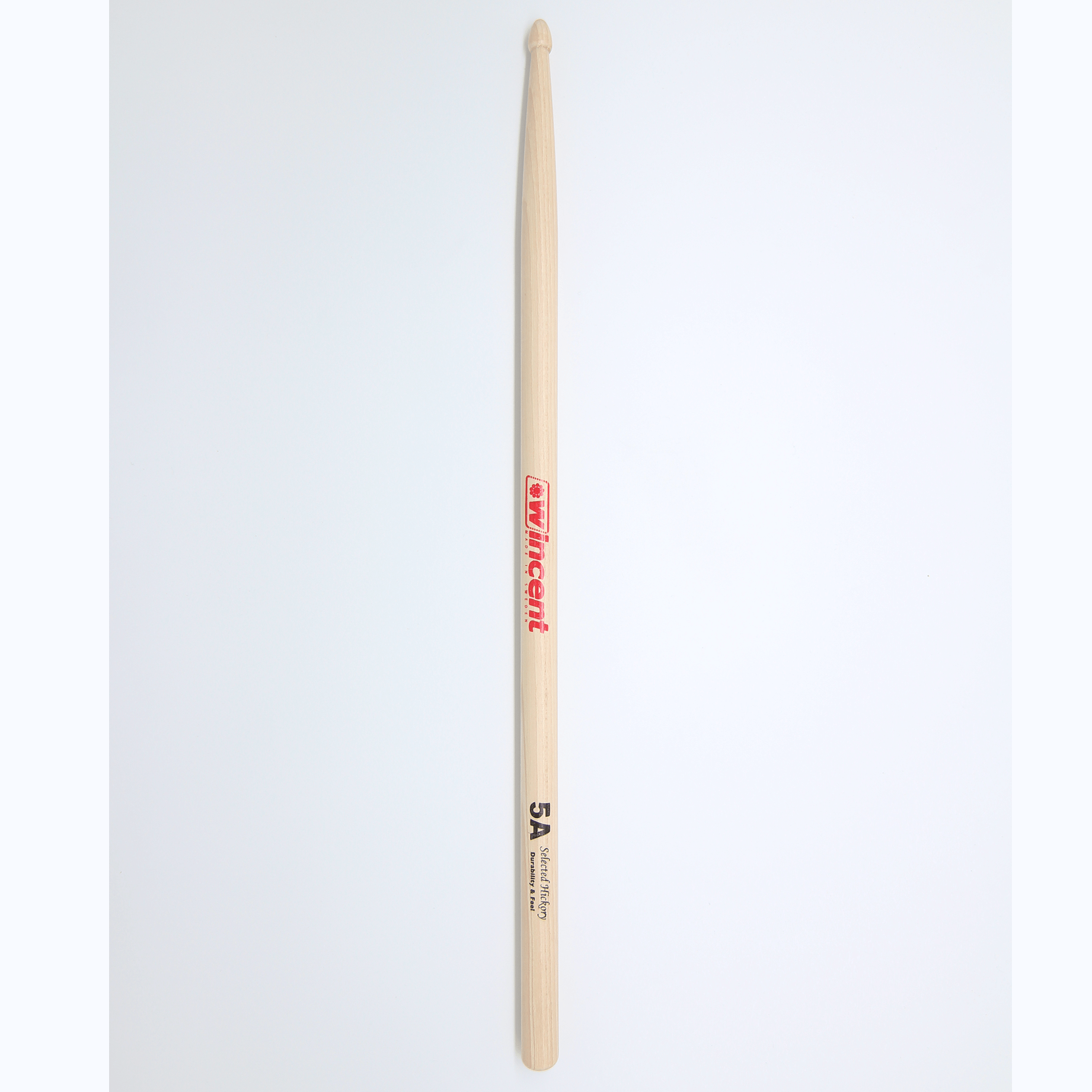 Wincent Hickory 5A Drumsticks - Wood Tip