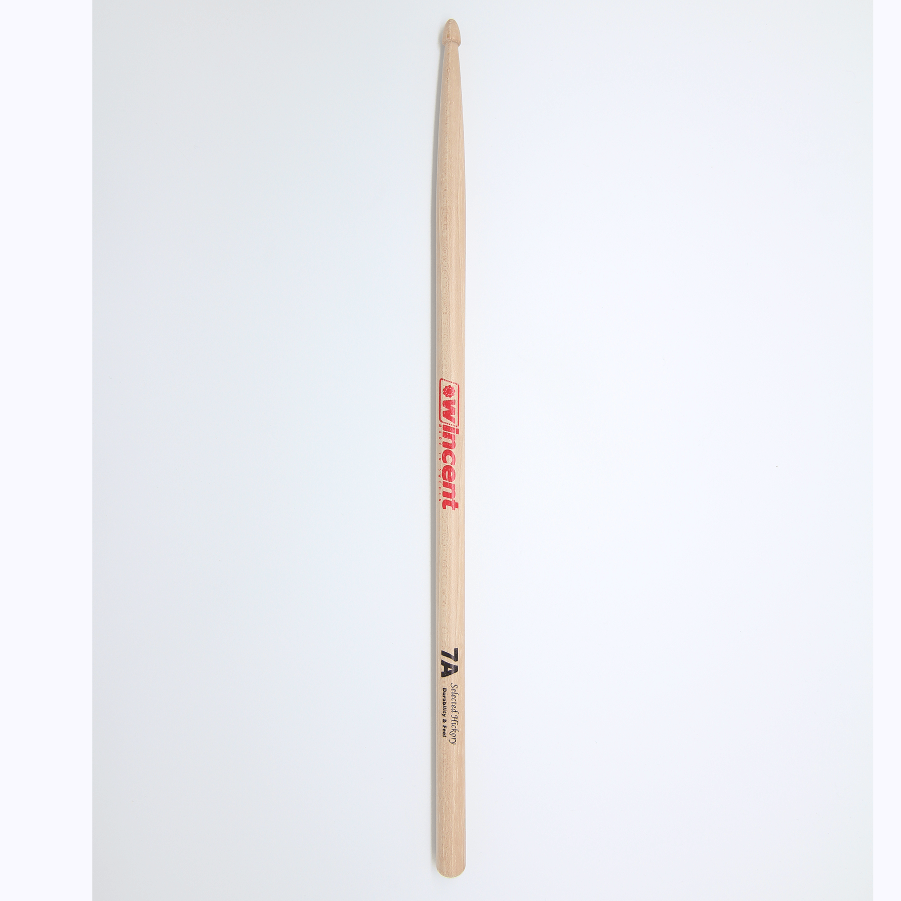 Wincent Hickory 7A Drumsticks - Wood Tip