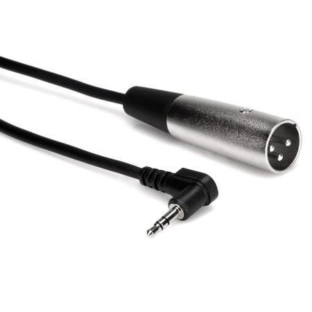 Hosa 5' Right-angle 3.5 mm TRS to XLR3M
