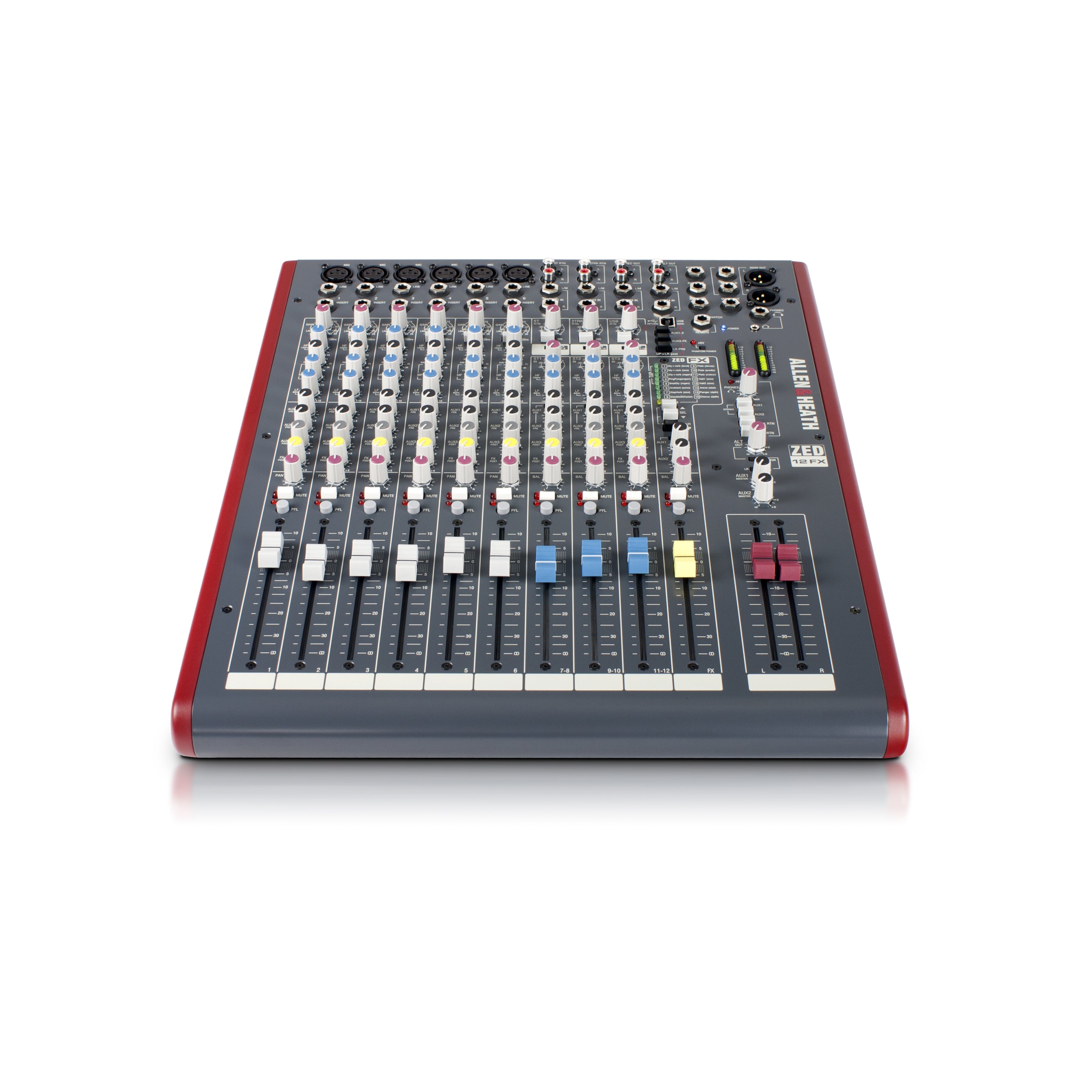 Allen & Heath ZED-12FX Mixer w/ USB Audio Interface and Effects