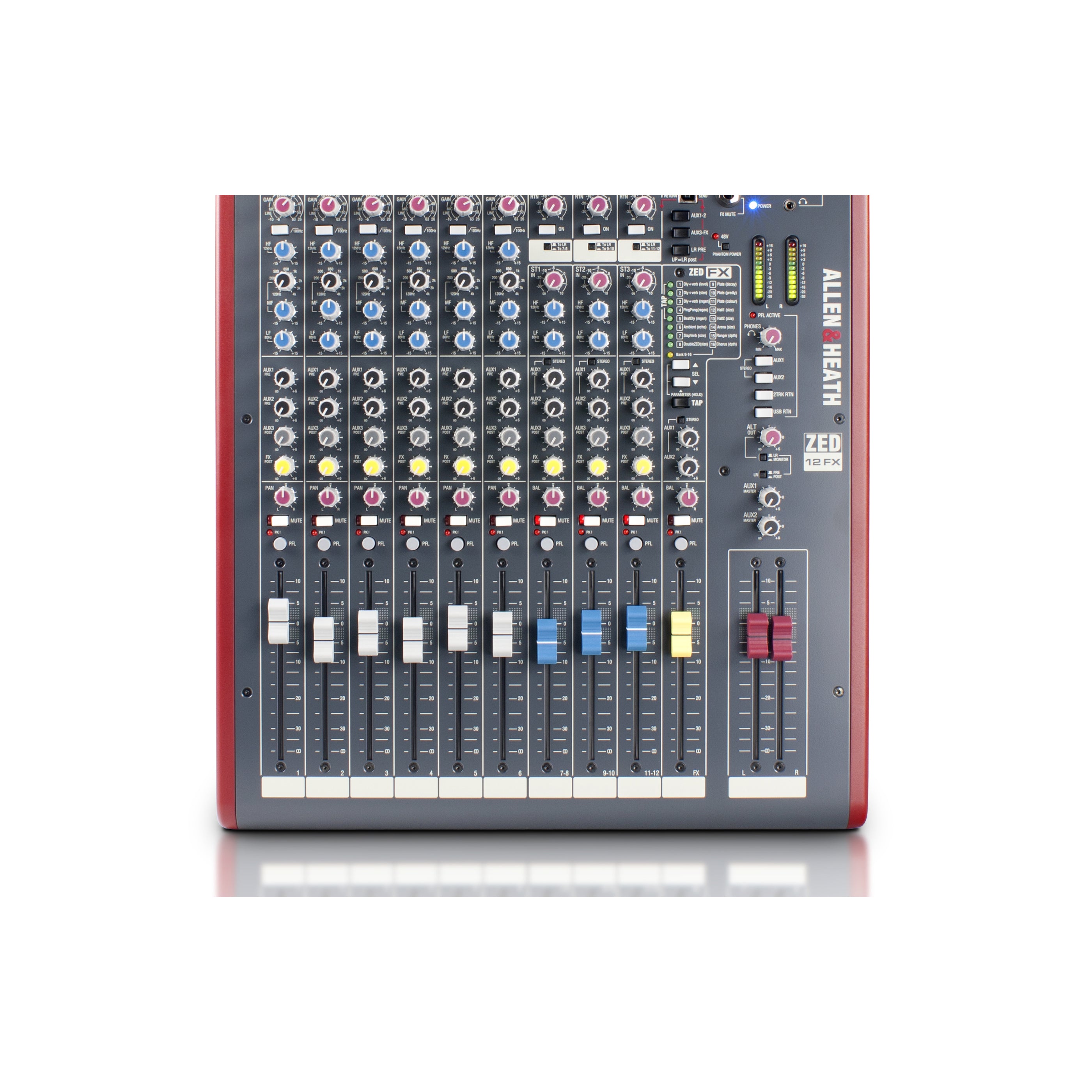 Allen & Heath ZED-12FX Mixer w/ USB Audio Interface and Effects