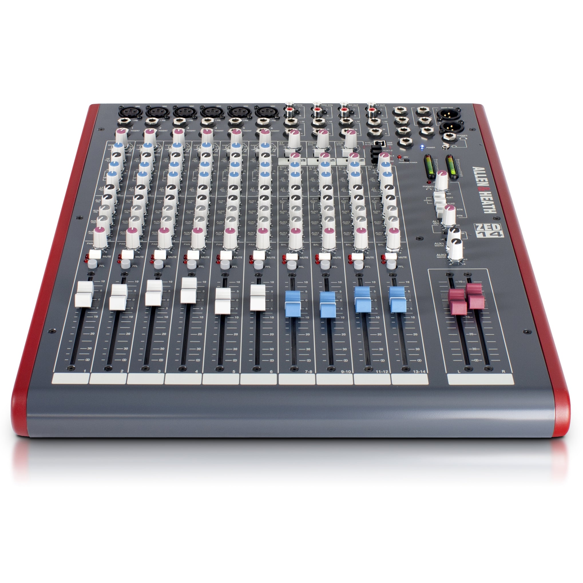 Allen & Heath ZED-14 12-channel Mixer with USB Audio Interface