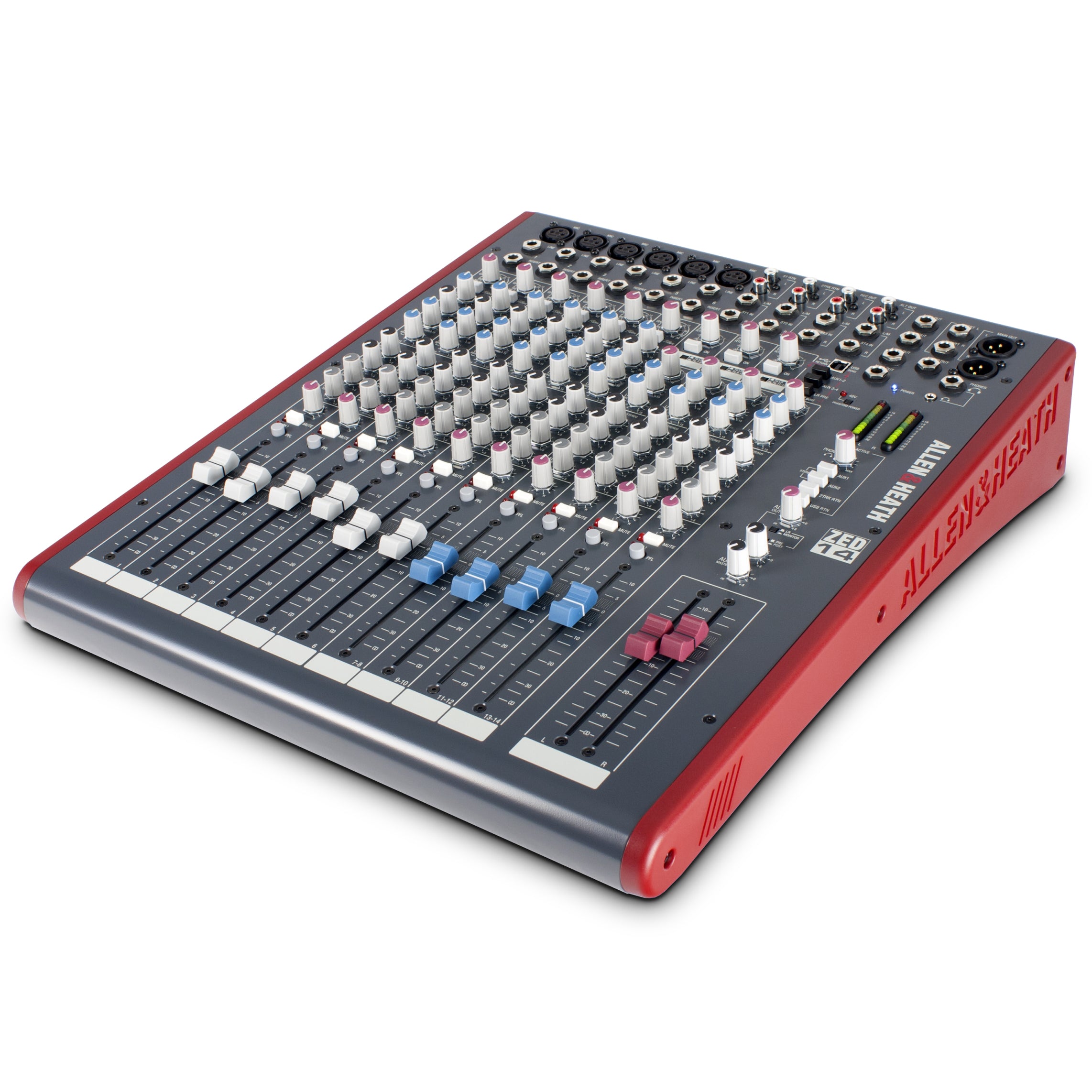 Allen & Heath ZED-14 12-channel Mixer with USB Audio Interface