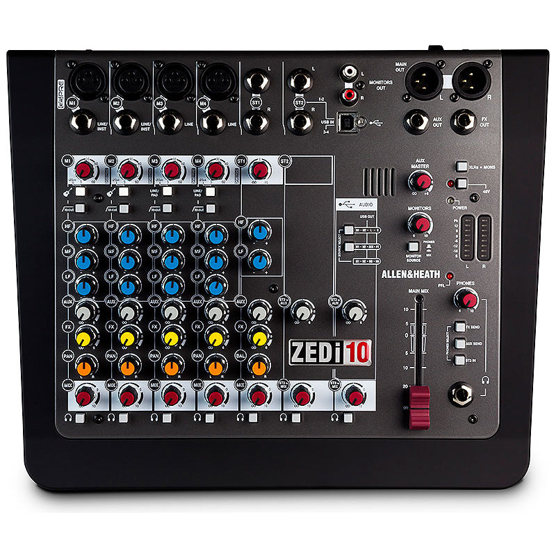 Allen & Heath ZEDi-10 10-channel Mixer with USB Audio Interface