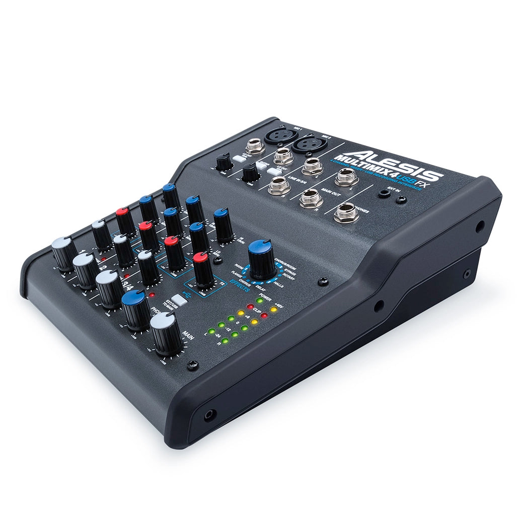 Alesis MULTIMIX 4 USB FX 4 Channel Mixer/USB Audio Interface