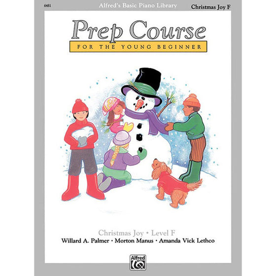 Alfred's Prep Course Christmas Joy (Levels A-F)