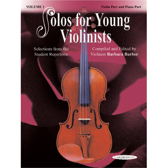 Alfred's Solos for Young Violinists Violin Part and Piano Acc., Volume 1