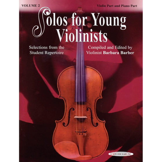 Alfred's Solos for Young Violinists Violin Part and Piano Acc., Volume 2