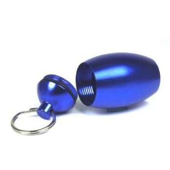 EARaser Stash Can for Ear Plugs, Blue