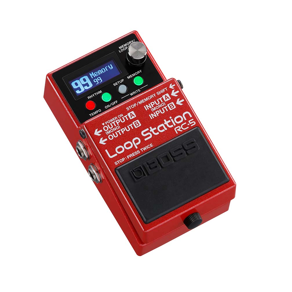 garageband loop pedal Boss RC-5 Loop Station Compact Phrase Recorder Pedal