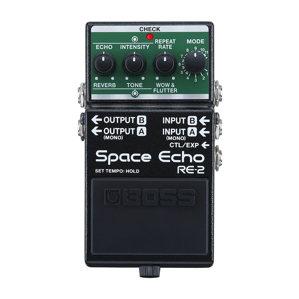 Boss RE-2 Space Echo Delay and Reverb Effects Pedal