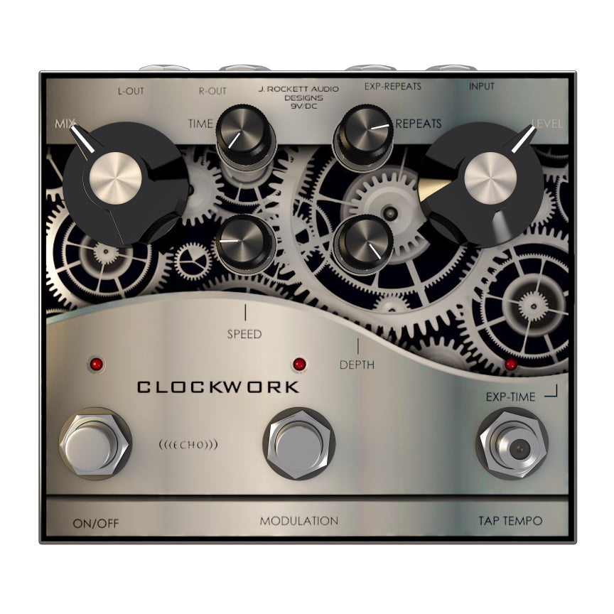 J. Rockett Clockwork Echo Delay Pedal