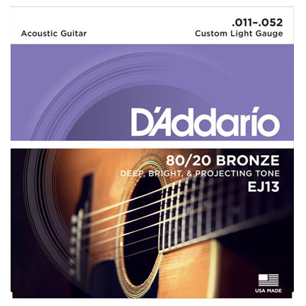 D'Addario 80/20 Bronze Acoustic Strings