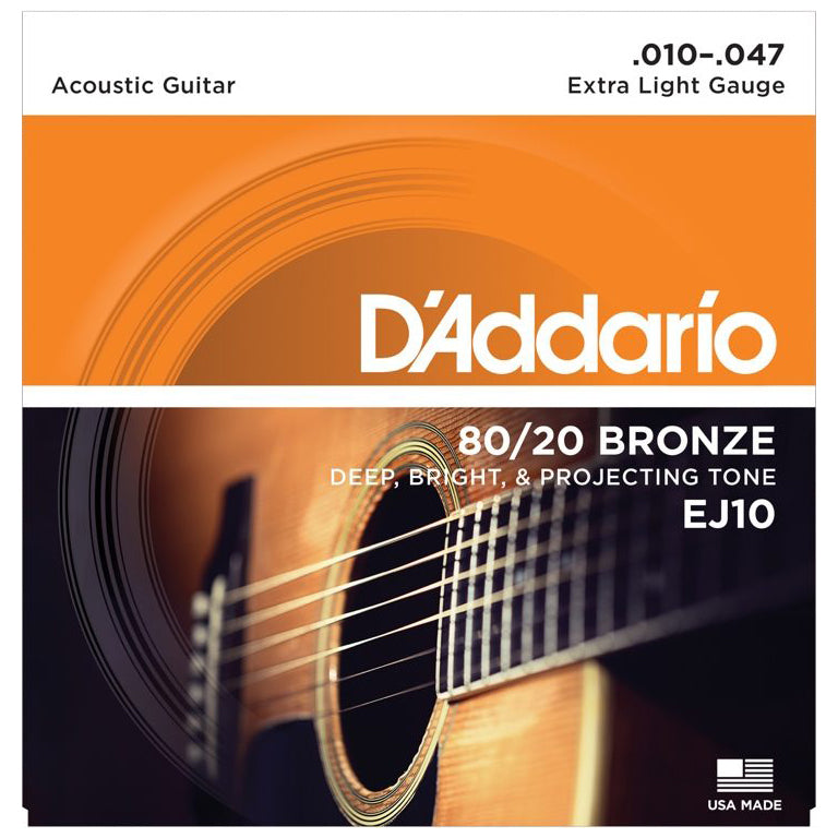 D'Addario 80/20 Bronze Acoustic Strings