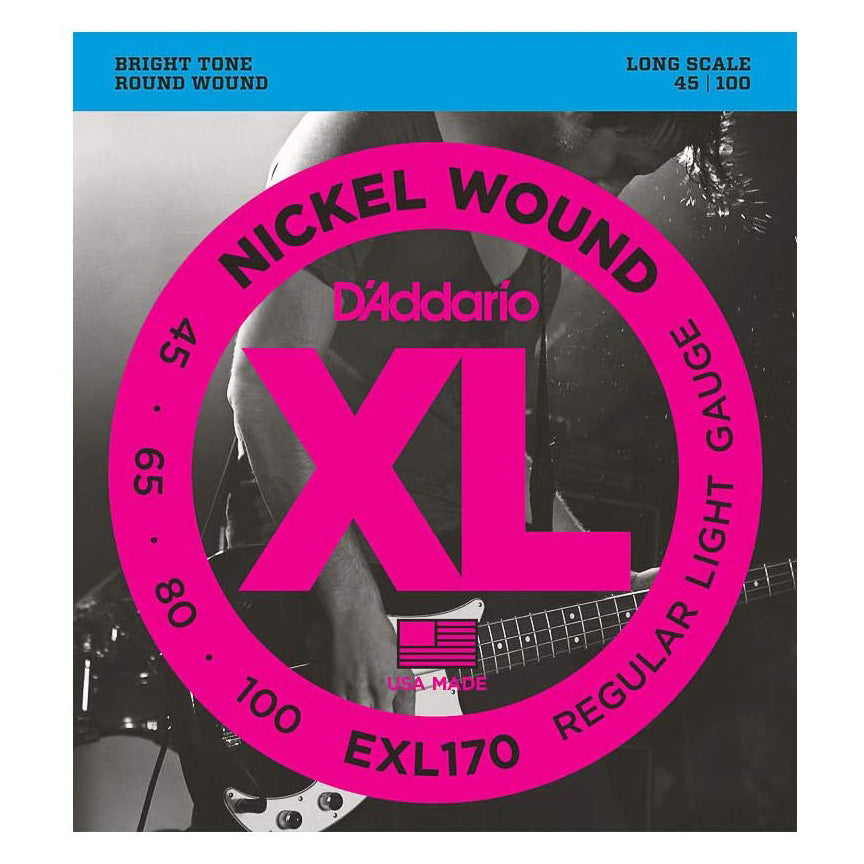 D'Addario Nickel Wound Bass Strings