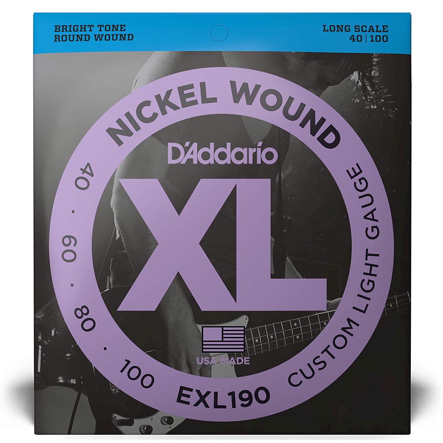 D'Addario Nickel Wound Bass Strings