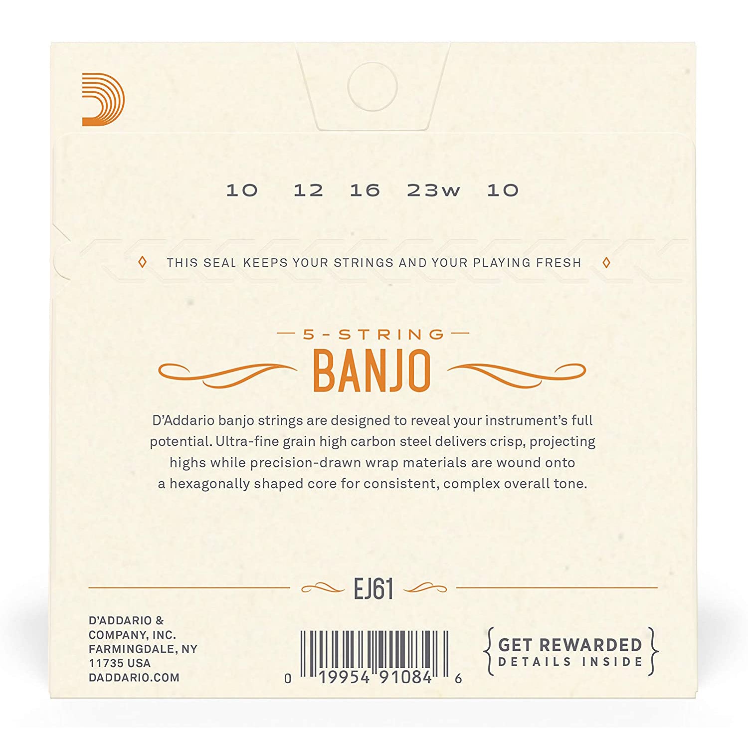 D'Addario 5-String Banjo Strings