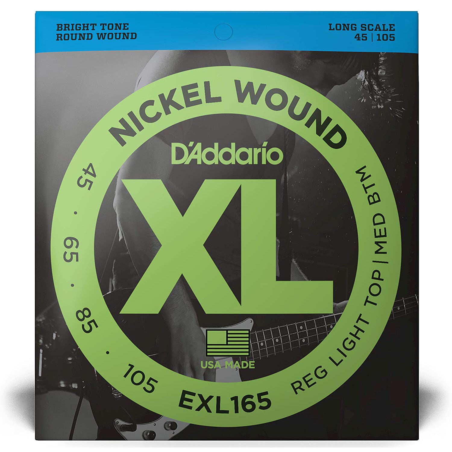 D'Addario Nickel Wound Bass Strings