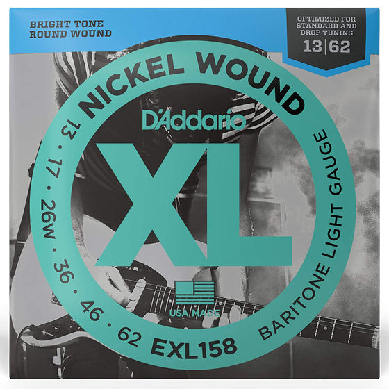 D'Addario Nickel Wound Electric Baritone Strings