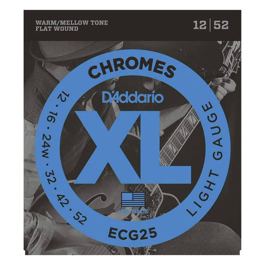 D'Addario Chromes Flat Wound Electric Strings