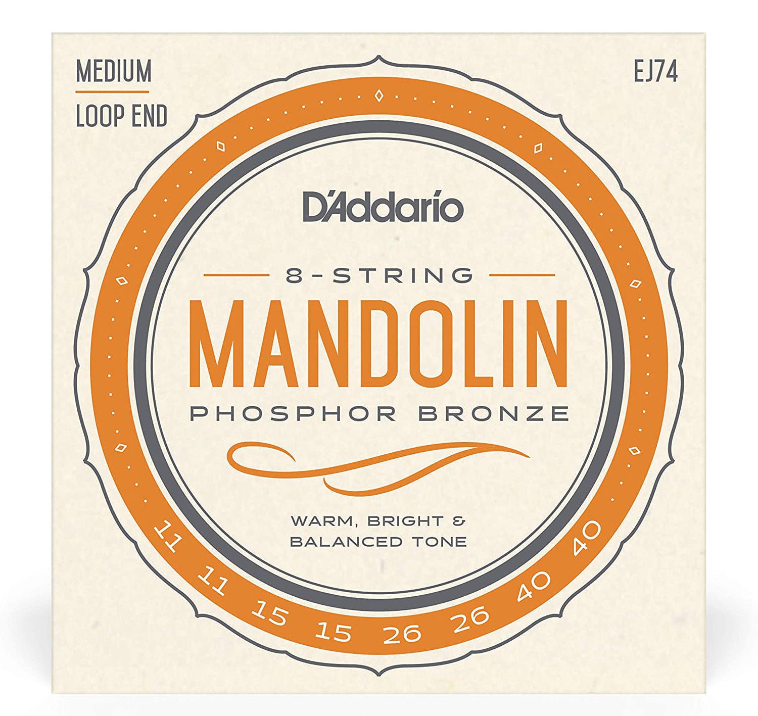 D'Addario Phosphor Bronze Mandolin Strings