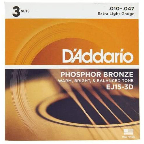 D'Addario Phosphor Bronze Acoustic Strings