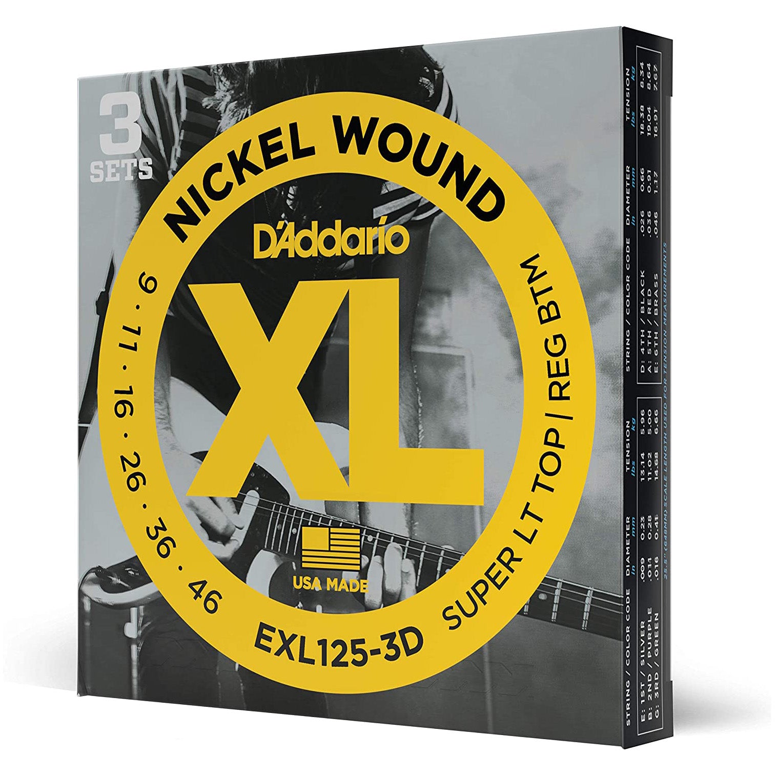 D'Addario EXL Nickel Wound Electric Strings