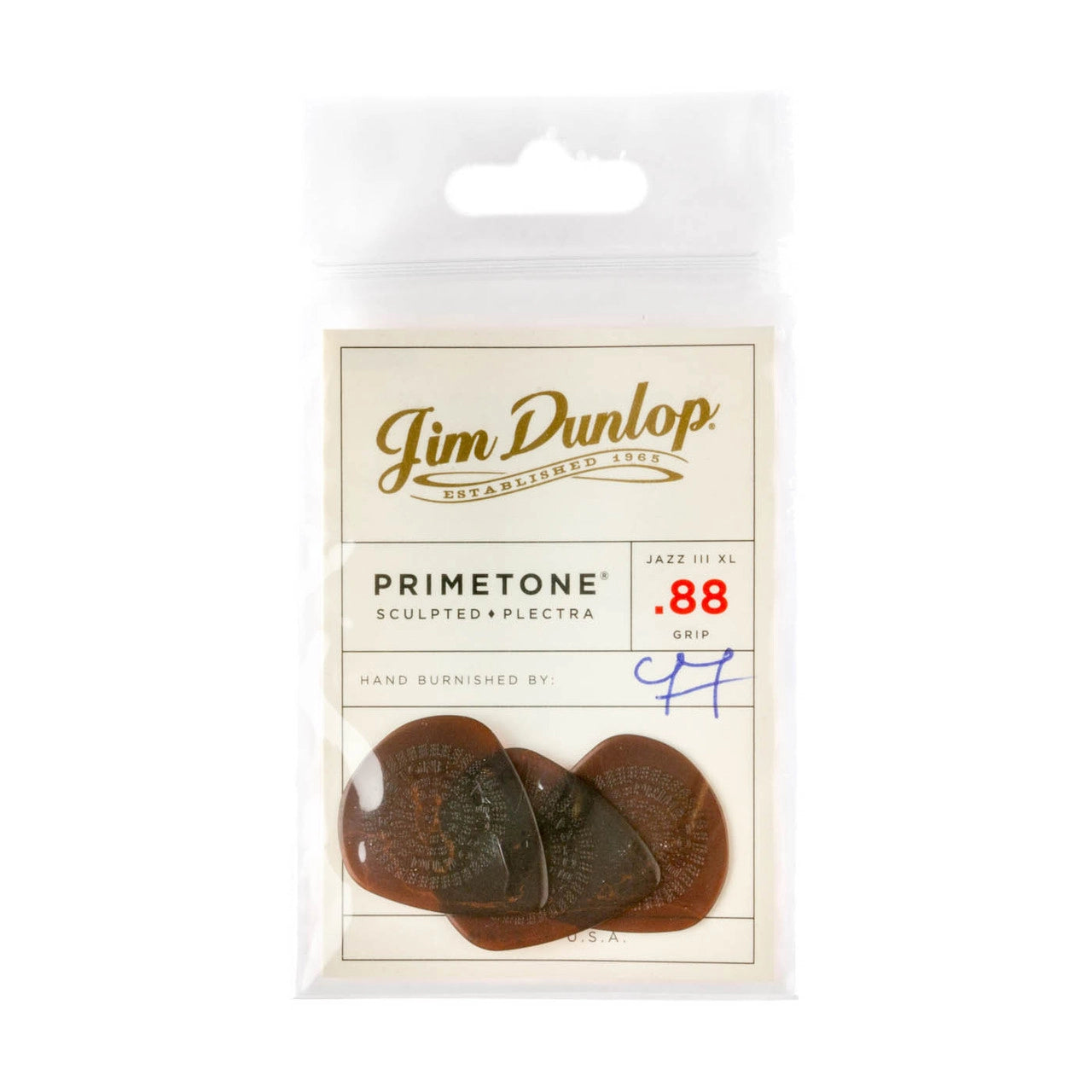 Dunlop Primetone Jazz IIIXL .88mm Guitar Pick (3 Pack)