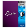 Elixir 80/20 Bronze Acoustic Strings w/ Polyweb Coating