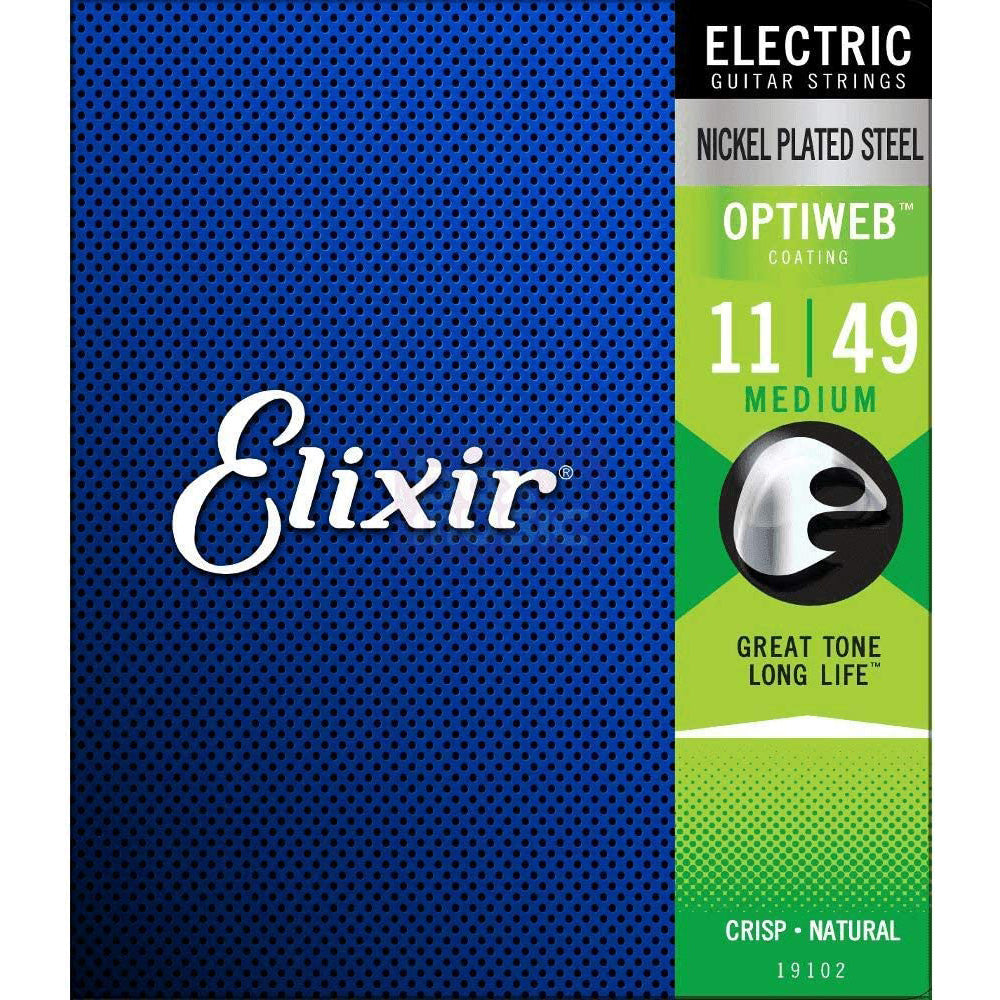 Elixir Nickel Plated Steel Electric Strings w/ Optiweb Coating