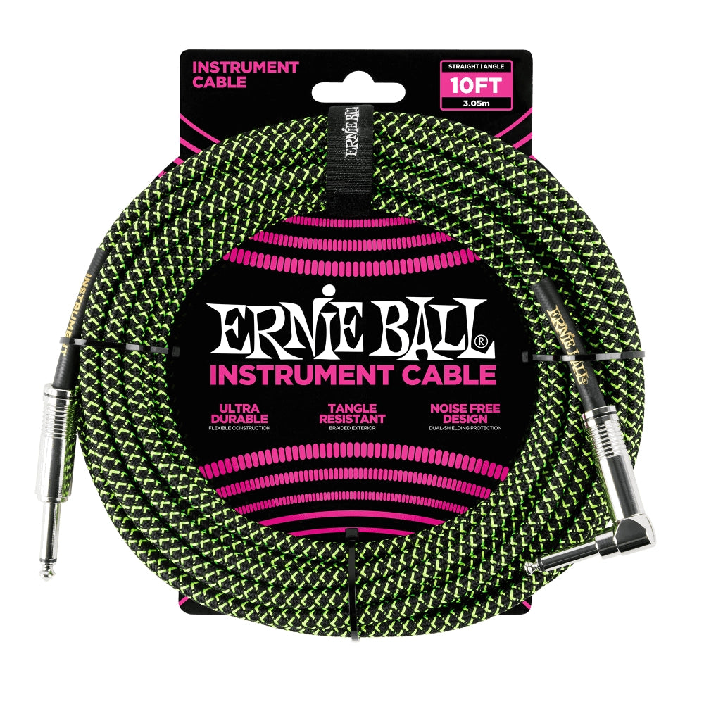 Ernie Ball Braided Instrument Cable 10ft