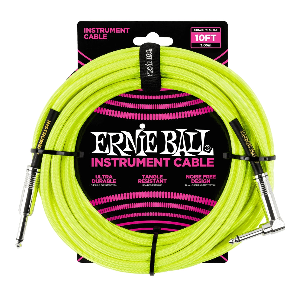 Ernie Ball Braided Instrument Cable 10ft