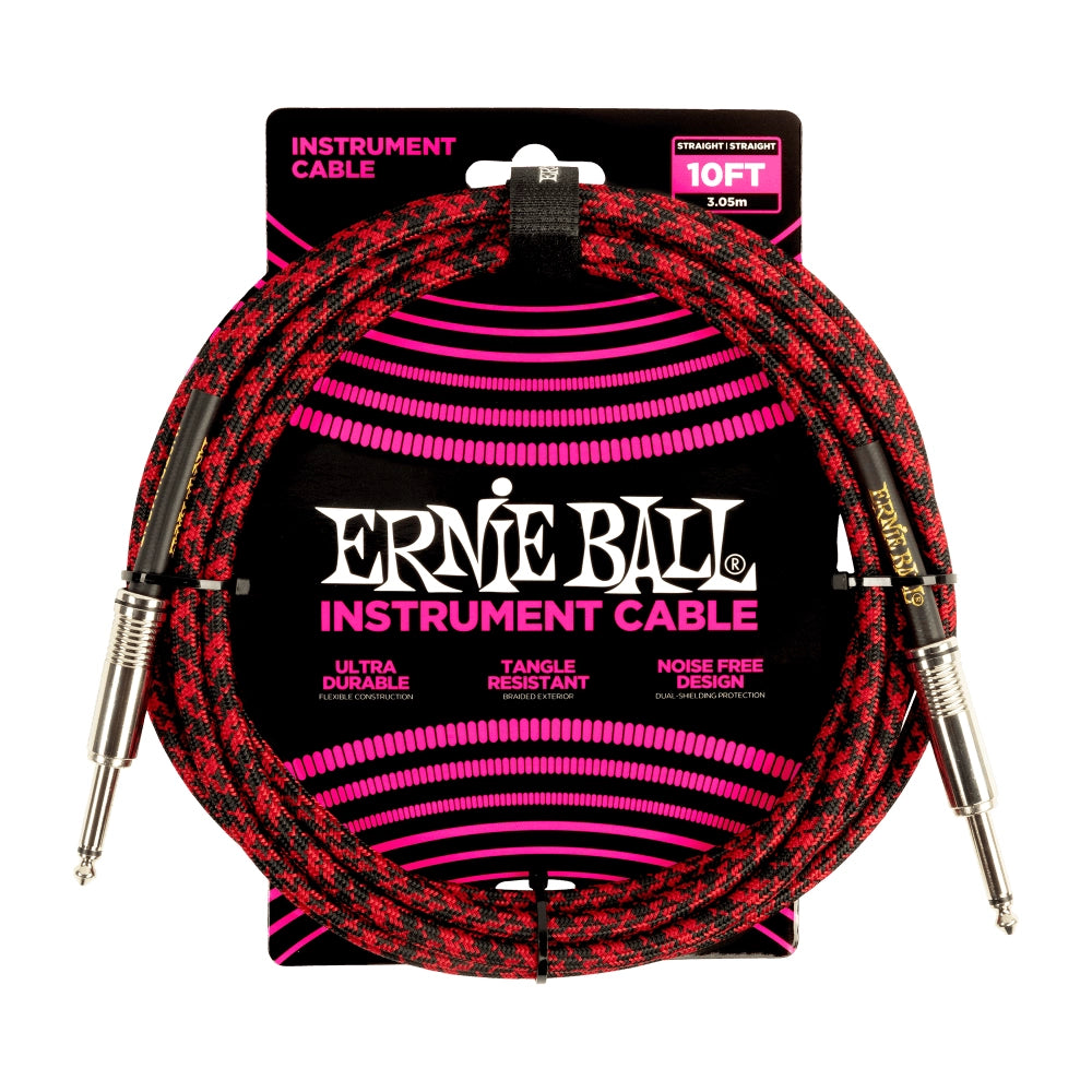 Ernie Ball Braided Instrument Cable 10ft