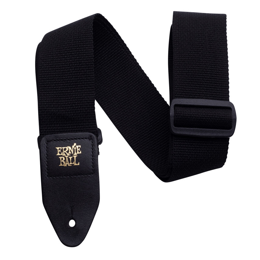 Ernie Ball Black Polypro Guitar Strap