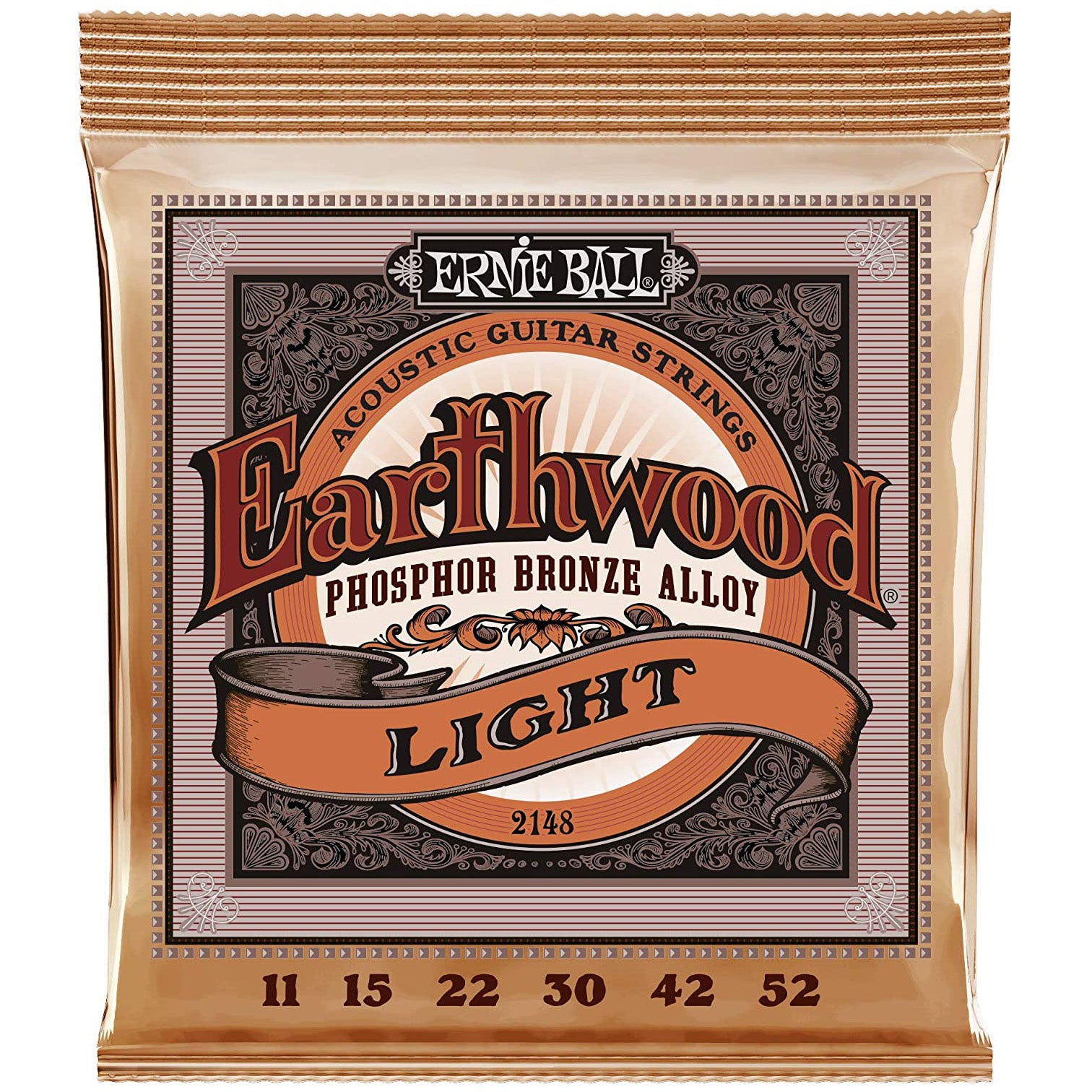 Ernie Ball Earthwood Phosphor Bronze Acoustic Strings (Light)