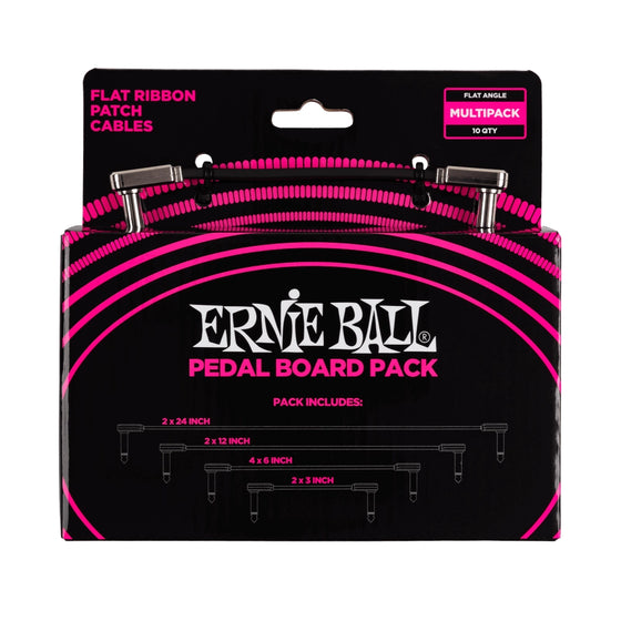 Ernie Ball Flat Ribbon Patch Cable Multi-Pack