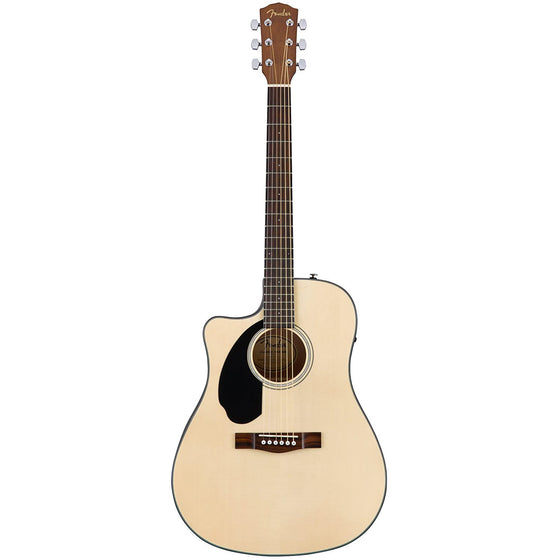Fender CD-60SCE Dreadnought Left-Handed Acoustic Guitar Natural WN