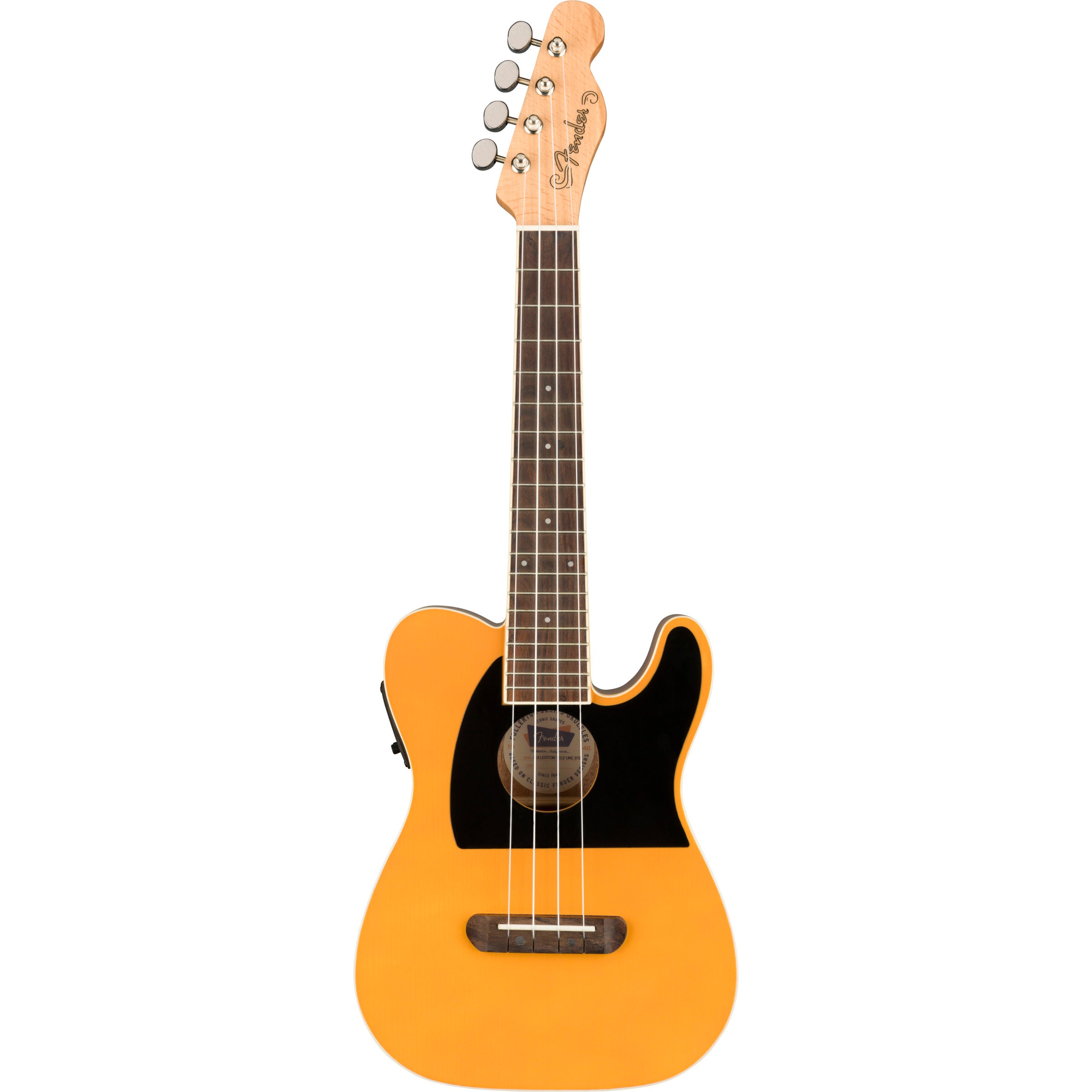 Fender Fullerton Telecaster Concert Ukulele Butterscotch Blonde