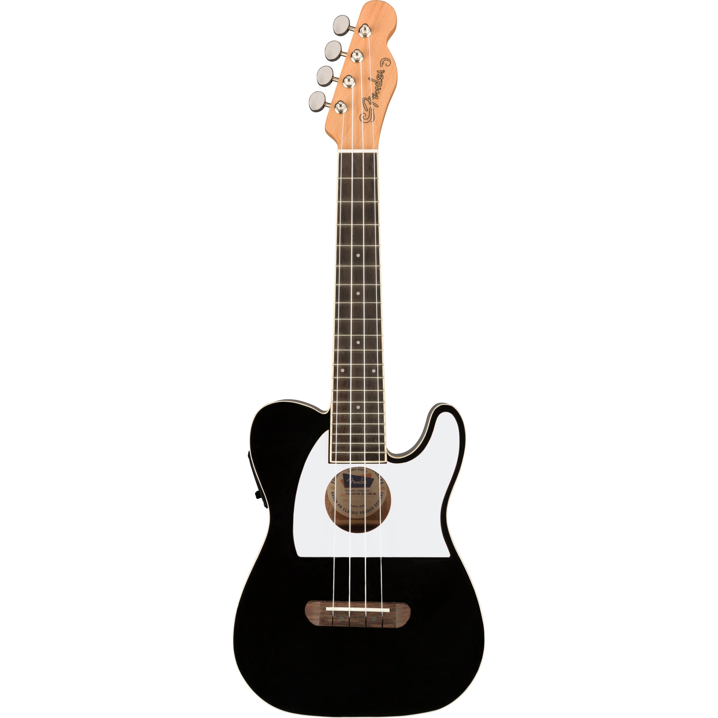 Fender Fullerton Telecaster Concert Ukulele Black